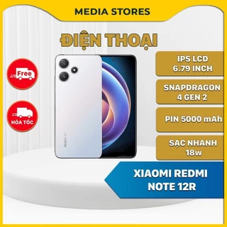 Điện Thoại Xiaomi Redmi Note 12R  (Bảo Hành 12 Tháng Nguồn Và Màn Hình) - Snapdragon 4 thế hệ 2