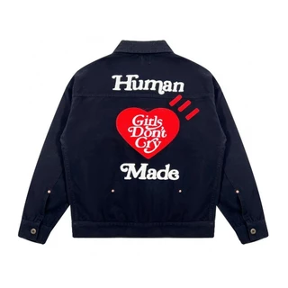 BFR1 HUMAN MADE Capsule Series Girls Don't Cry Love Embroidery Coat Jacket Men and Women