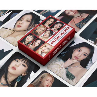 55pcs BABYMONSTER Lomo Cards SHEESH Album Stuck In The Middle BATTER UP Photocards Ahyeon Asa Chiquita Parita Haram Rora Ruka Laser Postcards On Sale JY