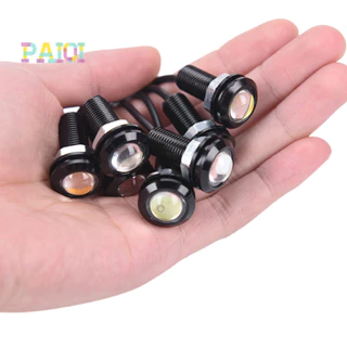 [Paiqi] 9W 12V 18MM Đèn LED Đỏ Mắt Đại Bàng Ô Tô Sương Mù DRL Dự Phòng Ngược Ban Ngày MỚI