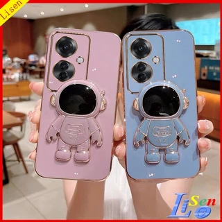 ốp lưng Oppo Reno11 F 5G / Reno11 5G / Reno 11 Pro 5G / Reno 8T / 8 / 8Z 5G / 7Z 5G / 8 4G / Reno7 4G Nasa Astronaut Stand Phone case YHY