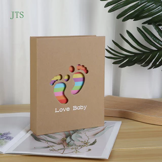 [Jts] Album Ảnh 20cm 200 Tờ 26.6cm 100 Tờ Phim Hoạt Hình Thân Thiện Với Môi Trường PP Album Ảnh Trẻ Em Album Tưởng Niệm Cho Bé