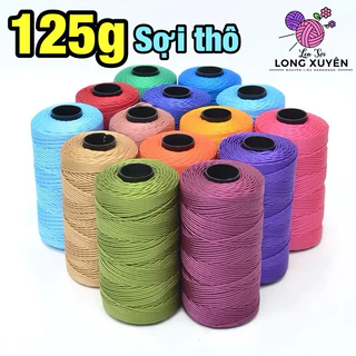 Sợi thô trơn lõi nhẹ sợi thô móc nón móc túi 125g