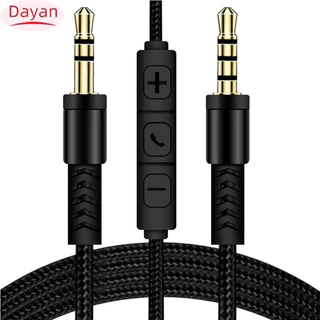 Giảm giá thanh lý!! Cáp Âm Thanh 3.5 Mm Đến Jack 3.5 Mm Loa Dòng 1.2m Cáp Aux Nam Đến Nam Có Mic Để Điều Khiển Âm Lượng Cho