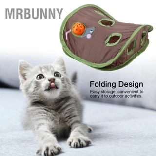 Mrbunny 9 lỗ chuột Đồ chơi tương tác cho mèo cưng huấn luyện trí thông minh có chuông