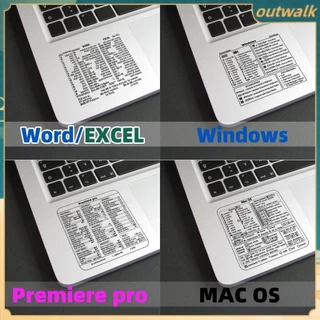 ⚡Còn Hàng⚡ Máy Tính Windows Tham Khảo Bàn Phím Tắt Miếng Dán Dính Cho Máy Tính Xách Tay Máy Tính để Bàn Cho Mac Window Photoshop