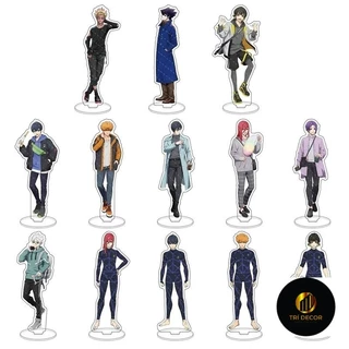 Mô hình Standee Blue Lock Isagi Nagi Meguru Chigiri Reo Sae Itoshi Rin Baro 19 Phụ kiện trang trí để bàn góc học tập