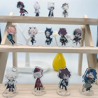 Bungo Đi Lạc Chó Acrylic Đứng Osamu Dazai Nakahara Chuuya Edogawa Rampo Fyodor Poe Hình Bàn Trưng Bày Trang Trí Anime Bộ Sưu Tập Hàng Hóa