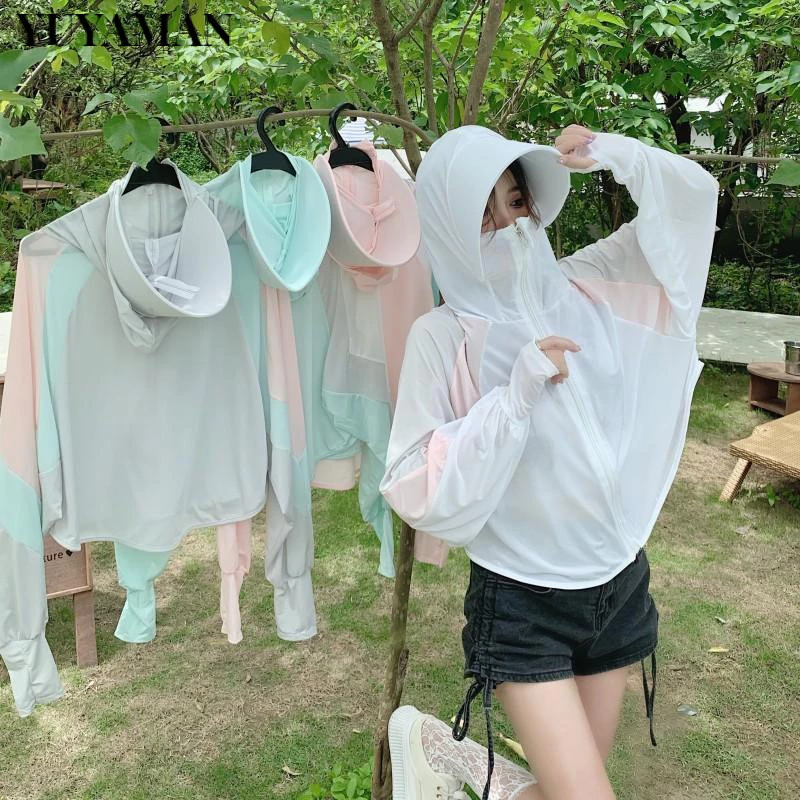 YUYAMAN áo khoác nữ áo chống nắng  Thanh lịch trendy Thời trang INS WXW2430JN5 13Z240327