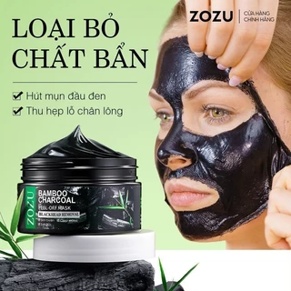 Mặt nạ lột mụn than tre mụn đầu đen ZOZU giúp làm sạch sâu thu nhỏ lỗ chân lông