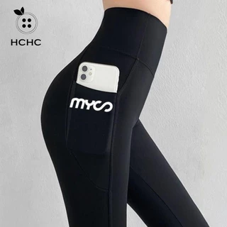 Hchc Quần Legging Nữ Có Túi, Quần Capri Nữ Liền Mạch Cao Cấp, Định Hình Cơ Thể Co Giãn Chặt Mông Nâng Nữ