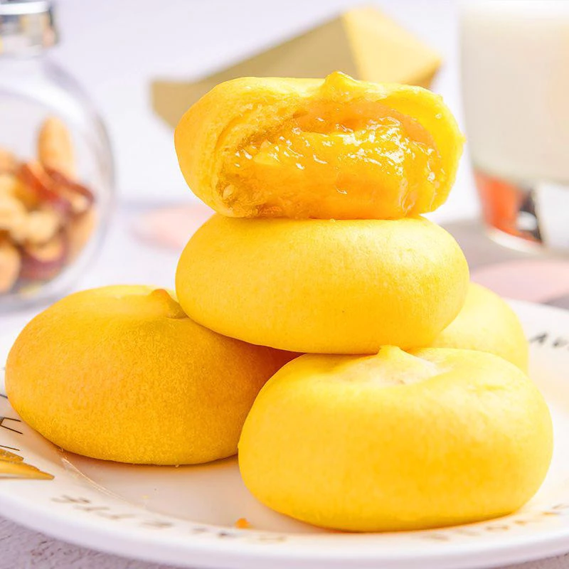 Bánh lòng đỏ trứng lưu tâm Nam Xifang Dim Sum sum Bánh lòng đỏ trứng Văn phòng ăn nhẹ thư giãn Bánh lòng đỏ trứng muối