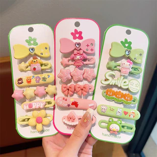 Set 6 kẹp tóc Smile dễ thương cho bé gái