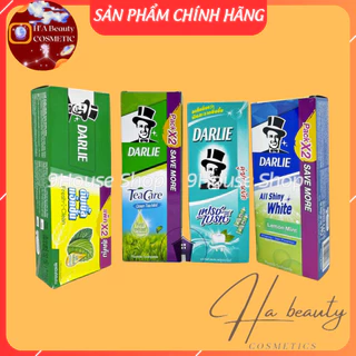 (Hàng Thái) Kem Đánh Răng ông tây đen DARLIE Thái Lan (Hộp 2 tuýp x 140g)