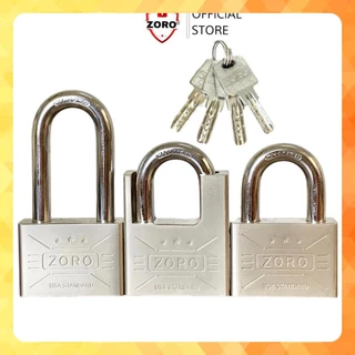 Ổ khóa ZORO 6 phân chìa muỗng ⚡FREE SHIP⚡khóa bấm không cần chìa,khóa chống trộm Công nghệ Mỹ