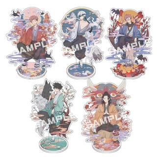 Mô hình Standee Jujutsu Kaisen Toge Megumi yuta Gojo Geto Yuji Sukuna Maki d11 Phụ kiện trang trí để bàn góc học tập