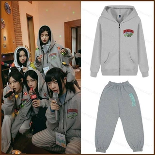 Squar1 NewJeans BUNNIES MINJI HANNI DANIELLE HAERIN HYEIN Áo Hoodie Anime Áo nỉ Unisex dài tay Top áo quần