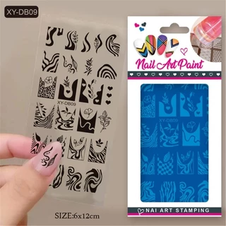 Richh Nail Art Stamping Plate Nail Image Stamp Plates Làm móng tay Bản mẫu Nail Art Tool