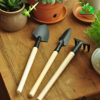 Bộ dụng cụ làm vườn mini ( 3 món gồm 1 xẻng, 1 xúc, 1 cào )