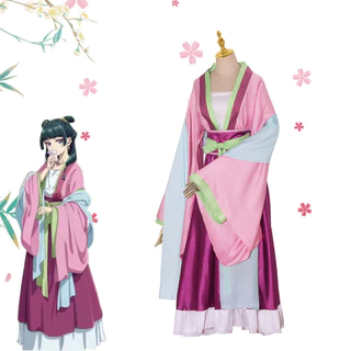 Trang phục Maomao cosplay yukata kimono anime apothecary nhật ký kusuriya no hitorigoto phiên bản tiệc trà