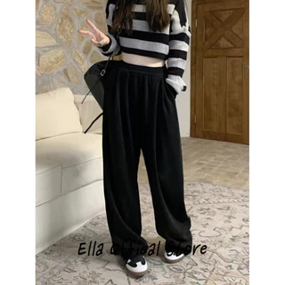 Ella Store quần ống rộng Quần Túi Hộp comfortable Phong cách casual New Style WFK2440894 14Z240403