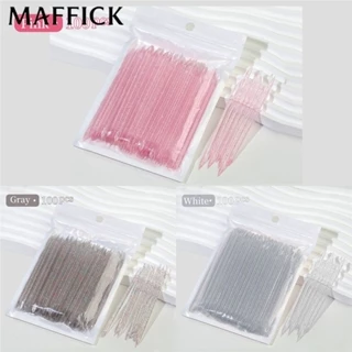 Nail Art Crystal Dot Drill Stick 100 chiếc Nail Art Stick Acrylic Signature Hai đầu Đẩy da chết Hai đầu Dot Flower Stick Dot Drill Stick [bluey]