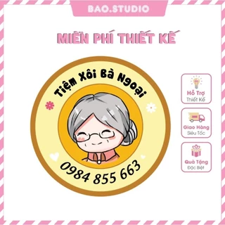 In tem nhãn giấy, sticker, decan thiết kế theo yêu cầu