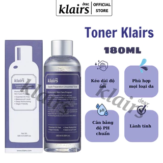 Nước Toner klairs 180ml