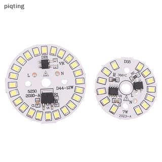Bóng Đèn Piqt AC 220V Downlight Chip Spotlight Bóng Đèn LED Miếng Dán Đèn SMD Tấm Mô-đun tròn Tấm nguồn ánh sáng EN