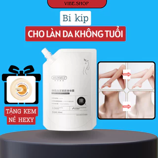 Tắm trắng body cấp tốc HunMui 300ml mặt nạ bùn ủ trắng cơ thể sản phẩm giúp Trắng da siêu nhanh một cách tự nhiên