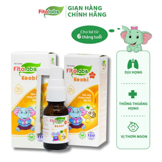 [COMBO]Xịt Họng Keo Ong Fitolabs Keobi Xịt Miệng Cho Bé Giúp Làm Sạch, Dịu Mát Họng, Hô Hấp Khỏe Lọ 15ml FITO17