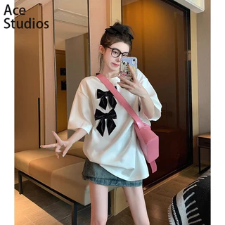 Ace Studios áo phông áo thun nữ croptop baby tee Stylish Dễ thương hàn quốc phổ biến WCS2430IF0 12Z240321