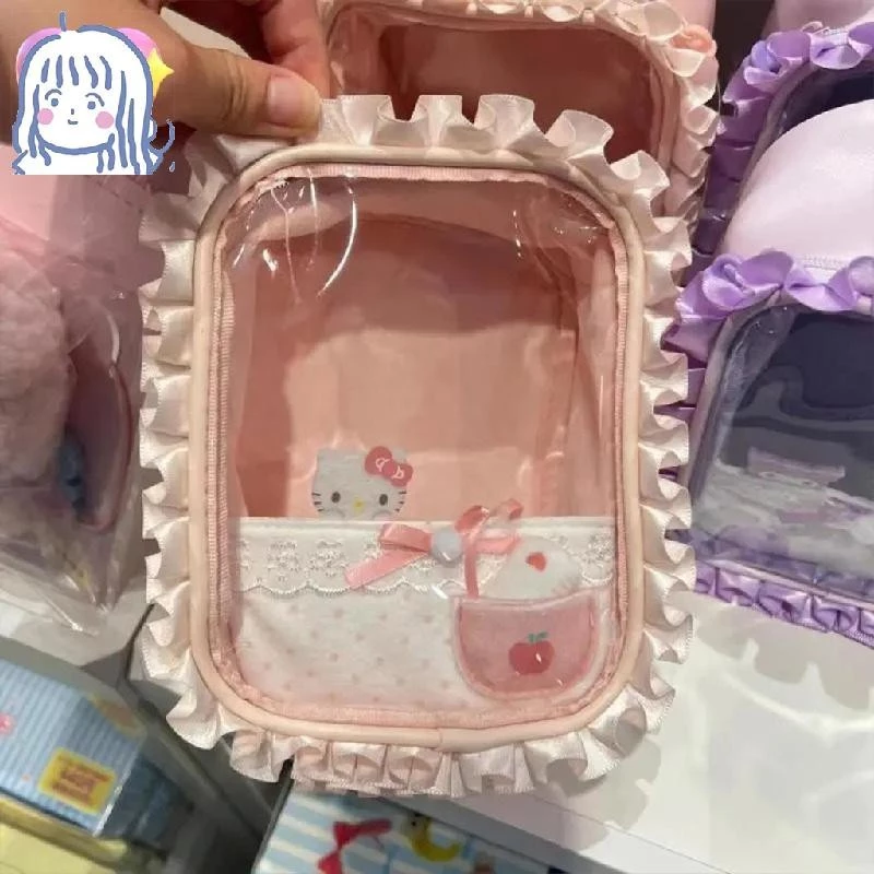 Túi Búp Bê Kawaii Phong Cách Nhật Bản Túi Đau Vuông Bé Gái Ruched Thiết Kế Dễ Thương Lớp Túi Xách Thường Ngày Nhỏ