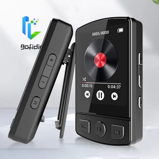 Máy nghe nhạc GOFIDIN MP3 / Mp4, Máy nghe nhạc Mini FM màn hình 1,8 inch, Hỗ trợ phương tiện Thẻ TF Âm thanh HiFi tương thích Bluetooth Máy nghe nhạc thể thao Clip FM