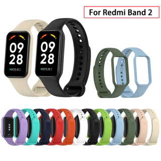 Dây đeo silicon cho Redmi Band 2 Xiaomi Smart Band 8 Dây đeo thể thao chống nước hoạt động Dây đeo cổ tay thời trang