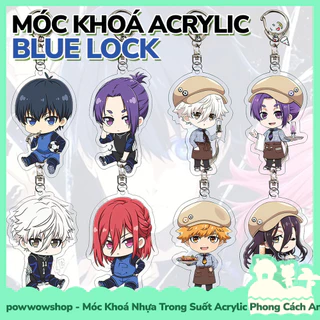 [Sẵn VN - Hỏa Tốc] Móc Khoá Nhựa Trong Suốt Acrylic Phong Cách Nhân Vật Anime Manga Blue Lock Chibi Cute Paint MK_ĐH