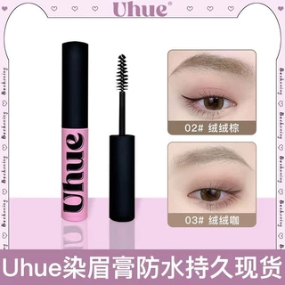 Fxdazi!Kem dưỡng lông mày màu nhạt Wild Air Eyebrow!Uhue Velvet Nhuộm Kem Lông Mày Chống Thấm Nước Lâu Dài Tự Nhiên Ba Chiều Không Phai Màu Beg