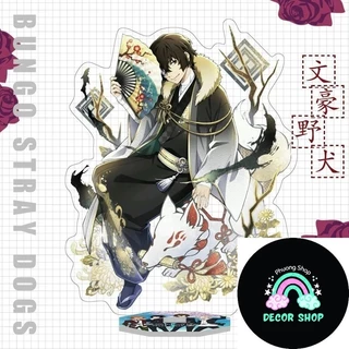 Mô hình Standee Bungo Stray Dogs Dazai Osamu Nakahara Chuuya Akutagawa~ Phụ kiện trang trí để bàn góc học tập