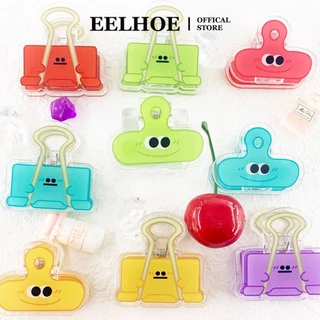 EELHOE 2 Phong Cách Biểu Cảm Dễ Thương Pp Clip Hoạt Hình Mulit Acrylic Mini Đuôi Dài Kẹp Chất Kết Dính Kẹp Học Sinh Văn Phòng Phẩm Quà Tặng miiki_vn