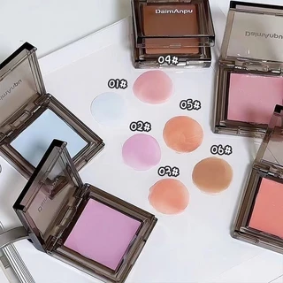 Daimanpu Monochrome Vuông Blush Cream Matte Blush Trang Điểm Dưỡng Ẩm Lâu Dài Thiên Nhiên