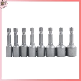 Oto 6-13mm Ổ cắm tác động Vít đai ốc từ tính 1 / 4 "Mũi khoan điện Hex Shank