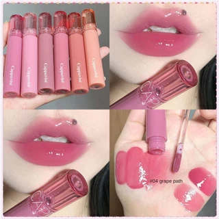 Cappuvini Water Mirror Light Lip Glaze Juicy Candy Jelly Series Son môi tự nhiên Dưỡng ẩm mịn màng Dễ tô màu Lâu trôi Học sinh Trang điểm khuôn mặt nữ TOGO