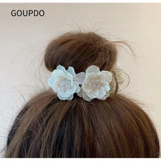 Kẹp Tóc Hoa, Mũ Updo Cưới Phong Cách Hoa Barrette, Phụ Kiện Tóc Đẹp Phong Cách Pháp Vuốt Tóc Cho Nữ Bé Gái