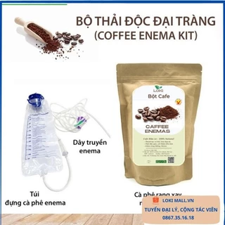 Bộ thải độc đại tràng Enema LOKI - Coffee enema 250g, thụt tháo cà phê, thải độc đại tràng