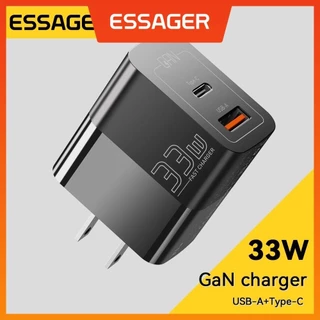 Củ Sạc Nhanh essager 33w Cổng type c pd Cho ip 14 13 12 11 pro max xs 8 p