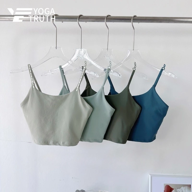 Áo Ngực Thể Thao Hai Dây Thân Thiện Với Da Hở Lưng Quyến Rũ