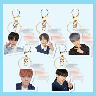 Kpop TXT Acrylic Móc Khóa Túi Chìa Khóa Quyến Rũ Sáng Tạo 2 Miếng Mặt Dây Chuyền Acrylic