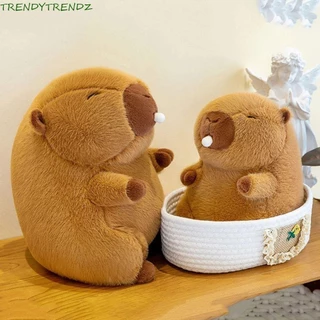 Trendytrendz Mô phỏng Capybara Đồ chơi sang trọng, Động vật Ngồi Capybara Búp bê sang trọng, Capibara Anime Fluffty Toy Búp bê vải Búp bê dễ thương 25 / 35cm Capybara Đồ chơi nhồi bông Trang trí nội thất