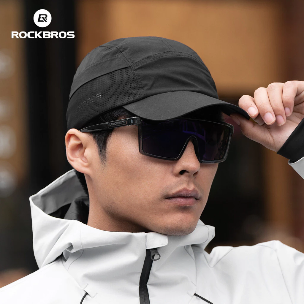 ROCKBROS Mũ Ngoài Trời Unisex Nhẹ Thoáng Khí Mũ Thể Thao Thoải Mái Di Động Có Thể Điều Chỉnh MTB Xe Đạp Đường Bộ Phụ Kiện