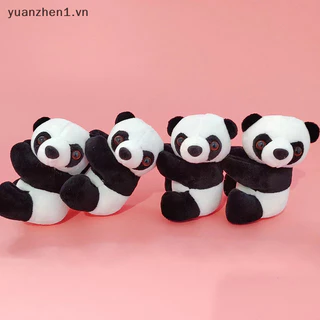 Zhen Kawaii Panda Sang Trọng Búp Bê Đồ Chơi Động Vật Mềm Gấu Trúc Kẹp Ôm Rèm Kẹp Đồ Chơi Búp Bê VN